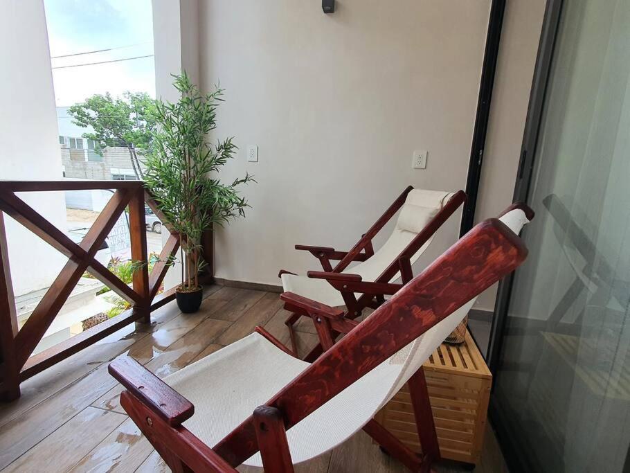 Smart Depas Elegante Apartamento Estudio Totalmente Equipado Tulum Luaran gambar