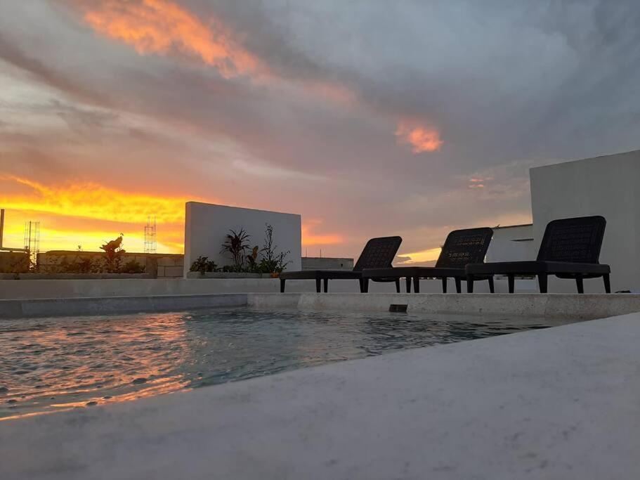Smart Depas Elegante Apartamento Estudio Totalmente Equipado Tulum Luaran gambar